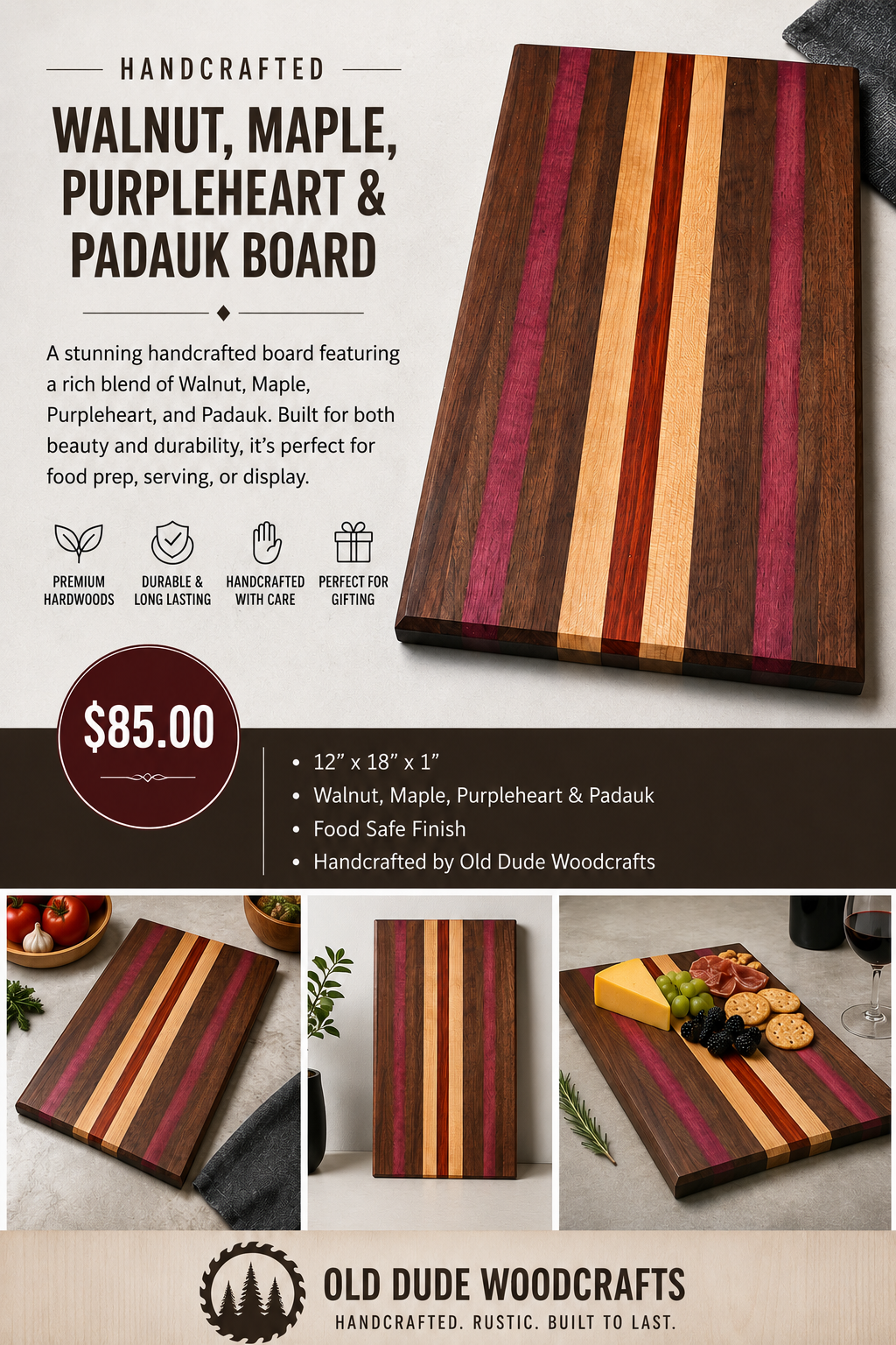 Handcrafted Cutting Board