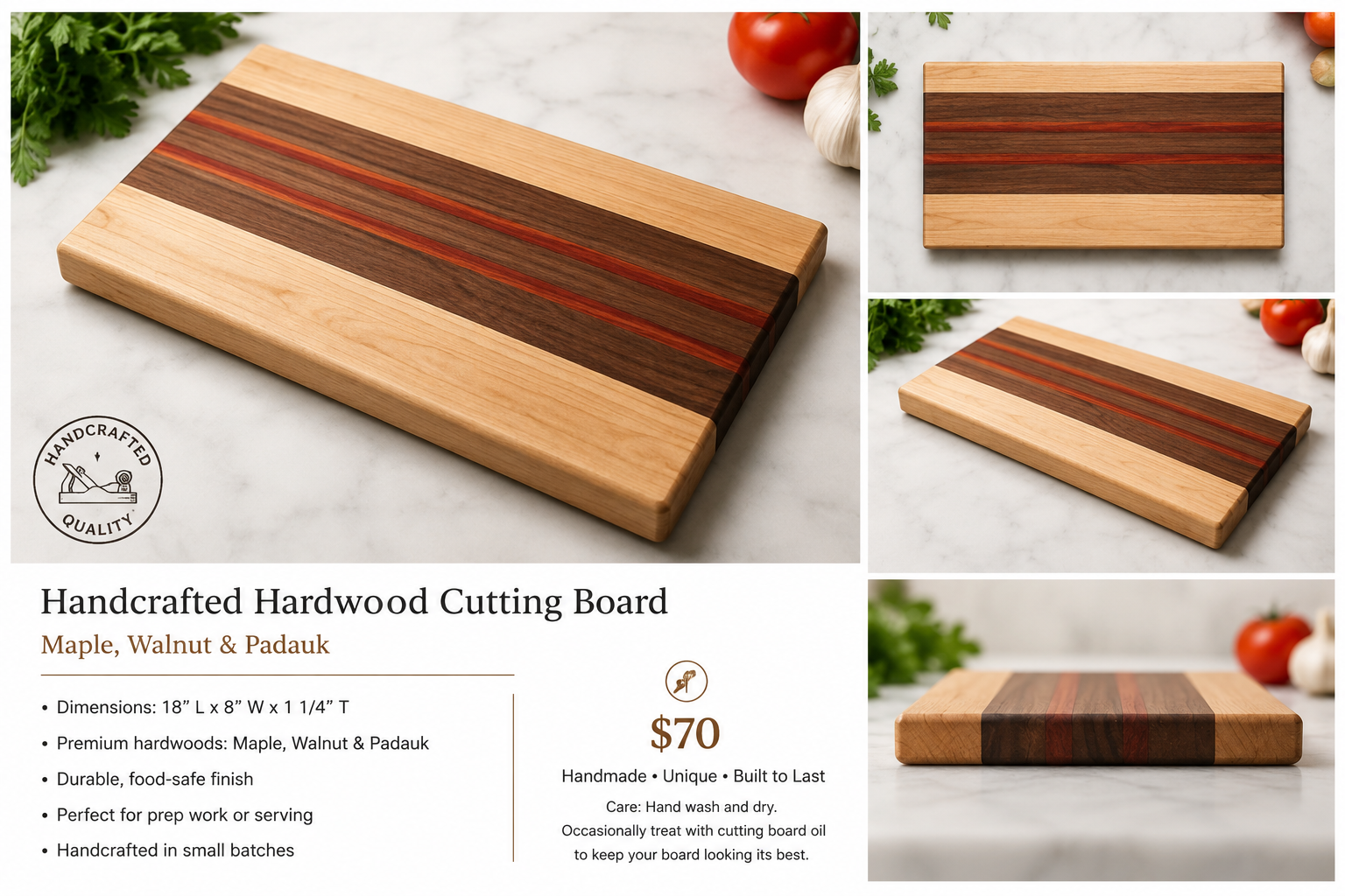 Handcrafted Cutting Board