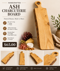 Live Edge Ash Charcuterie Board